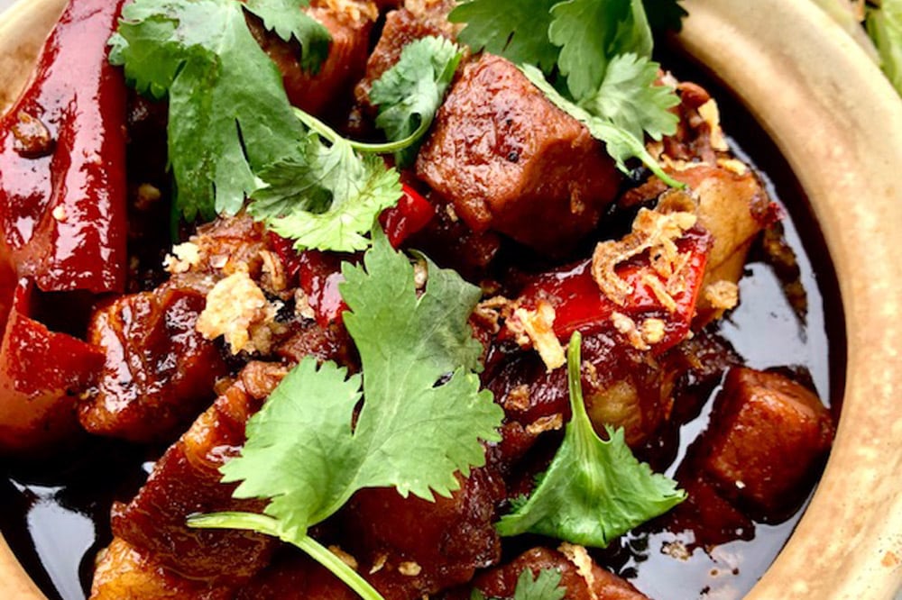 aromatic sweet braised pork